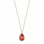 Bilezikhane 14 Ayar Altın Kırmızı Taşlı 1.10 Gram Kolye