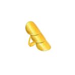 Bilezikhane 22 Ayar Üçlü Çeyrek Altın Yüzük