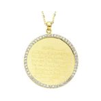 Bilezikhane Ayetel Kürsi 4.50 Gram 14 Ayar Altın Kolye