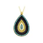 Bilezikhane Damla Göz 3.64 Gram 14 Ayar Altın Kolye