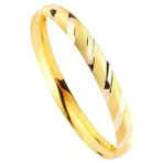 Bilezikhane Hediyelik Bilezik 5,00 Gram Çizgili Model 14 Ayar Altın