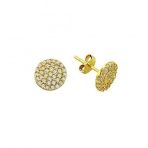Bilezikhane Oval 1.52 Gram 14 Ayar Altın Küpe