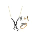 Bilezikhane Üçlü Set V Model 6,57 Gram 14 Ayar Altın