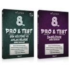 BİLFEN PRO&TEST 8. Sınıf Din Kültürü ve Ahlak Bilgisi - İngilizce Soru Bankası (2 Kitap)