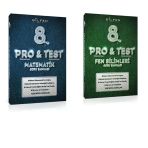 BİLFEN PRO&TEST 8. Sınıf Matematik ve Fen Bilimleri Soru Bankası (2 Kitap)