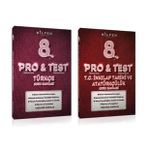 BİLFEN PRO&TEST 8. Sınıf Türkçe - T.C. İnkilap Tarihi ve Atatürkçülük Soru Bankası ( 2 Kitap)