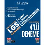 Bilfen Yayınları 1. Dönem 8. Sınıf LGS Son Kontrol 4'lü Deneme
