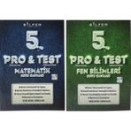 Bilfen Yayınları 5. Sınıf Pro & Test Matematik Fen Soru Bankası Seti 2 Kitap