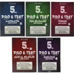Bilfen Yayınları 5. Sınıf Pro & Test Yeni Nesil Soru Bankası Seti 5 Kitap
