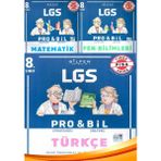 Bilfen Yayınları 8. Sınıf LGS Probil 3'lü Soru Bankası Seti