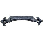 Bilfold Antika Tarz Dekoratif Pirinç Lale Mobilya Kulbu - 27X115 Mm, Oksit