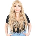 Bilfold Perçemli Uzun Su Dalgası Fiber Sentetik Peruk/ Balköpüğü