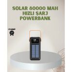 Bilfold Powerbank Solar Fenerli Çoklu Kablolu Taşınabilir Şarj Aleti