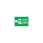 BilfolD SDTA-289885 Acil Çıkış Uyarı Levhasi 25X35 Kod: 947