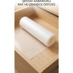 Bilfold Şeffaf Pvc Raf ve Dolap Içi Kaydırmaz Koruyucu Örtü 45X300 cm