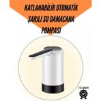 Bilfold Taşınabilir Şarjlı Damacana Su Pompası Hijyenik Tasarım