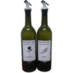 Bilgarden With Love 2X750 ml Koyu Renk Zeytinyağı ve Ayçiçek Yağı Şişesi Yağdanlık