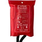 Bilgeden FiberGlass Cam Elyafından İmal Yangın Battaniyesi Fire Blanket-Cepli Model (150X180 cm)
