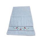 Bilgem Tekstil Havlu El Nakışlı Renkli 30 x 50 - 30 x 50 cm - Açık Mavi