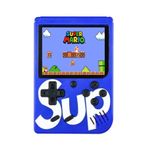 Bilger Sup 400 Oyunlu 3" Mini Atari Retro Game Nostalji Oyunlar, Mavi, bilger455