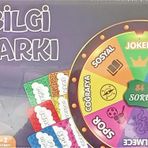 Bilgi Çarkı Aile Kutu Oyunu 84 Soru, Kum Saati ve Çark