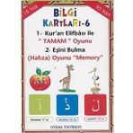 Bilgi Kartları 6 - 1. Kur'an Elifbası ile Tamam Oyunu, 2. Eşini Bulma - Kolektif