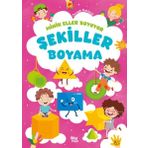 Bilgi Park Yayınları Şekiller Boyama Kitabı - Minik Eller Boyuyor (Örnek Resimli)