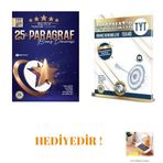 Bilgi Sarmal Yayınları yıldızlar yarışıyor 25li paragraf denemesi ve TYT matematik branş deneme ikili set (priz telefon tutucu hediye)