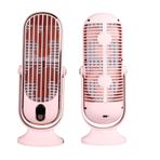 Bilgisayar Fan, Fırçasız Motor 5 Hızlı Ev Masası Fan Için (PINK)