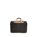 Bilik Deri BRIEFCASE-MN Monogram Siyah/Camel Unisex Laptop & Evrak Çantası