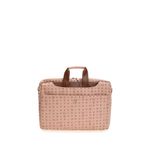 Bilik Deri BRIEFCASE-MN Pembe Taba Monogram Unisex Laptop ve Evrak Çantası