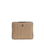 Bilik Deri Monogram Açık Vizon Unisex Laptop & Evrak Çantası TABLET-MN 12" (Açık Vizon)