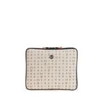 Bilik Deri Monogram Bej Unisex Laptop & Evrak Çantası TABLET-MN 12" (Bej)
