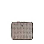 Bilik Deri Monogram Gri Unisex Laptop & Evrak Çantası TABLET-MN 12" (Gri)
