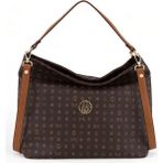 Bilik Deri Monogram Kahve/taba Kadın Omuz Çantası Nv 1003-MN - 028-Kahverengi