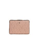 Bilik Deri Monogram Pembe Unisex Laptop & Evrak Çantası LAPTOP-MN 15,6" (Pembe)
