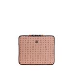 Bilik Deri Monogram Pembe Unisex Laptop & Evrak Çantası TABLET-MN 12" (Pembe)
