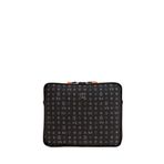 Bilik Deri Monogram Siyah Unisex Laptop & Evrak Çantası TABLET-MG 12" (Siyah)
