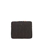 Bilik Deri Monogram Siyah Unisex Laptop & Evrak Çantası TABLET-MN 12" (Siyah)
