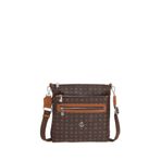 Bilik Deri MTŞ 269-MN Monogram Kahve/Taba Kadın Çapraz Askılı Çanta