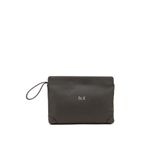Bilik Deri MTŞ 30 Koyu Gri Rölax Kadın Portföy Clutch Çanta