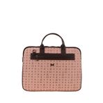 Bilik Deri RH09 BUSİNESS-MN Monogram Pembe Kahve Unisex Laptop ve Evrak Çantası