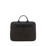 Bilik Deri RH09 BUSİNESS-MN Monogram Siyah Unisex Laptop ve Evrak Çantası