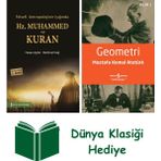 Bilim Ve Gelecek Kitaplığı Felsefi Antropolojinin Işığında Hz. Muhammed ve Kuran + Geometri + Dünya Klasiği Hediye - Hayır