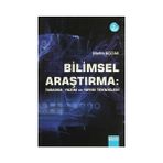 Bilimsel Araştırma Tasarım, Yazım ve Yayım Teknikleri - Metin Kozak