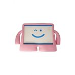 Bilişim Aksesuar Samsung Galaxy T220 Tab A7 Lite 8.7 Karakter Tablet Silikon Açık Pembe Kılıf
