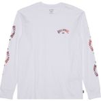 Billabong ABYZT02291 Snaking Arches Ls Beyaz Erkek T-shirt