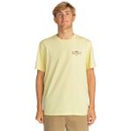 Billabong Açık Sarı Erkek Bisiklet Yaka Regular Fit Desenli T-Shirt EBYZT00170_DREAMY PLACE TEES
