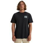 Billabong Crayon Wave SS erkek tişörtü, Washed Black., L