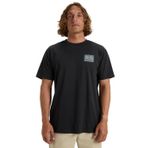 Billabong Crayon Wave SS erkek tişörtü, Washed Black., XL